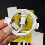 Original Apple 20W PD Fast Charger & Type C to Lightning Cable (Bundle Pack)