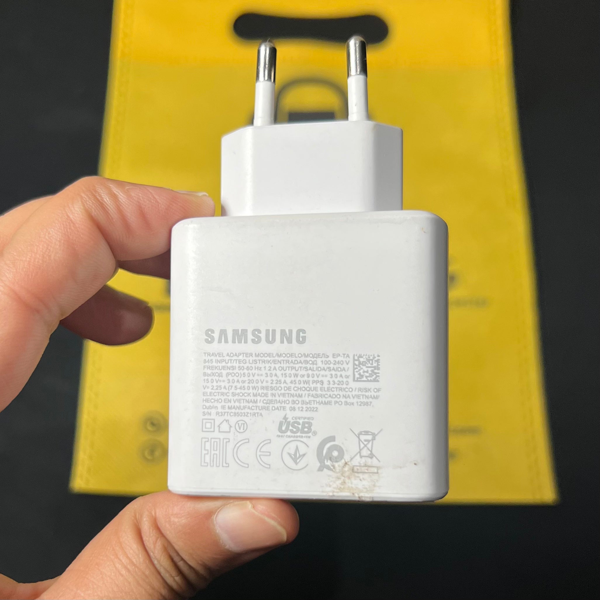 Samsung 45W Original Fast Charger | Genuine USB-C Adapter | NEW