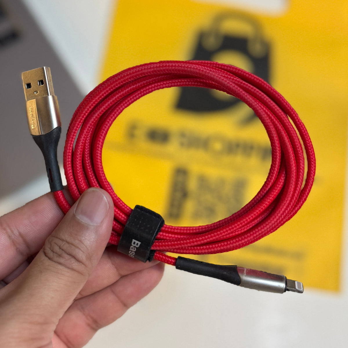 Baseus Lightning to USB Cable (2 Meter) – iPhone Fast Charging Cable