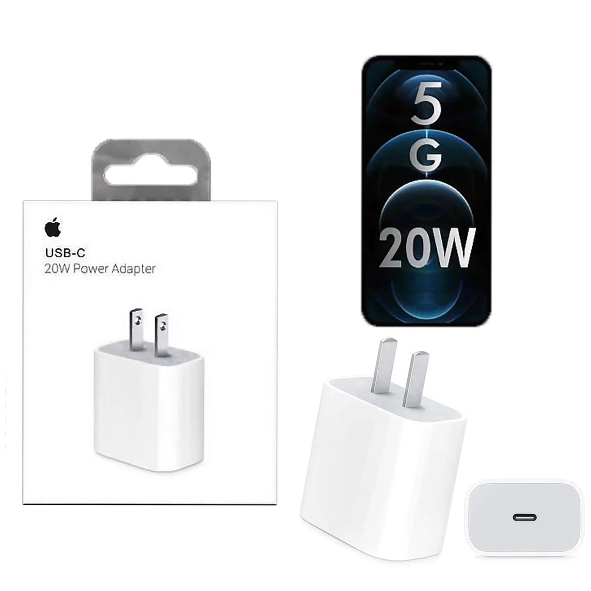 Original Apple 20W PD Fast Charger (US Imported | Genuine Product)